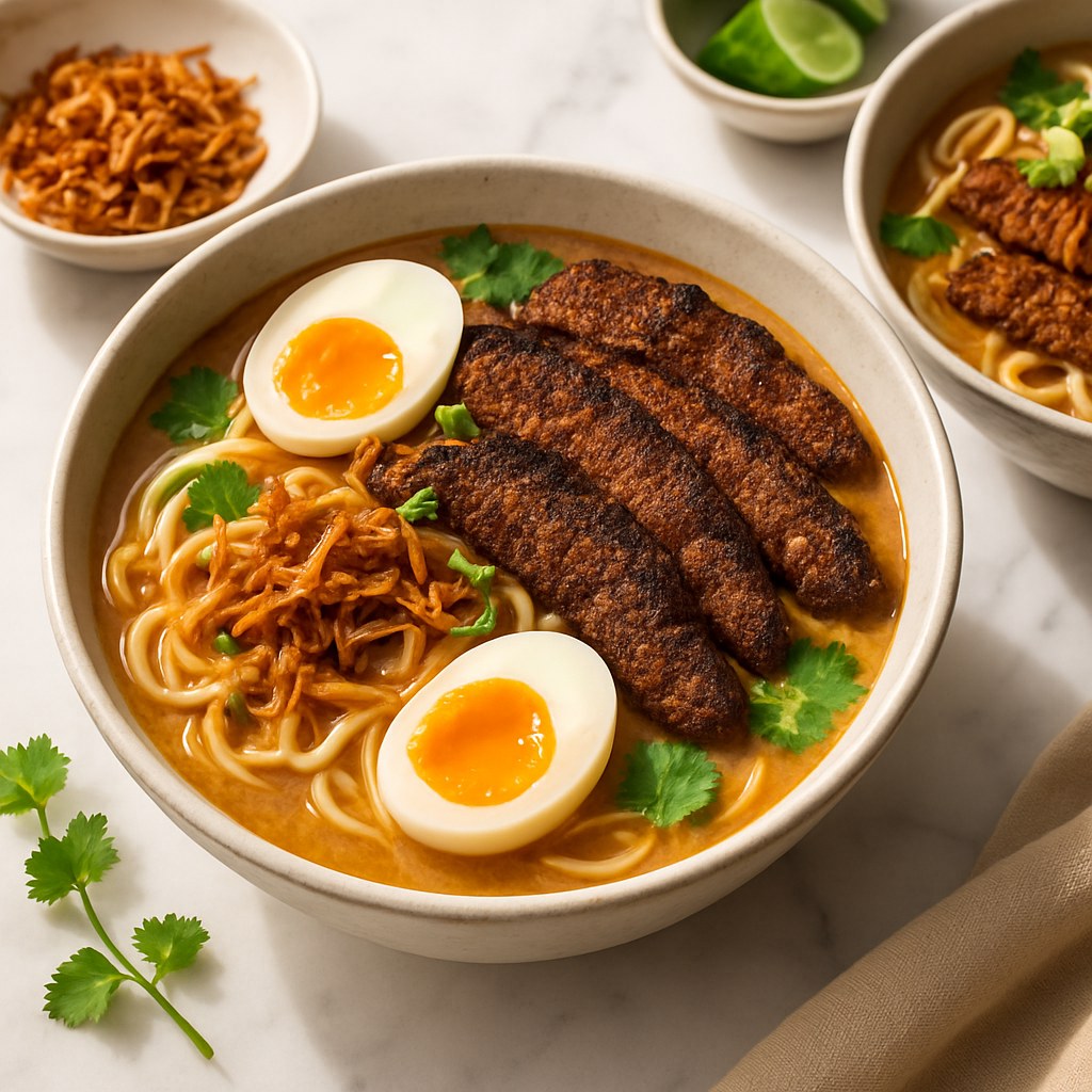 Suya-Spiced Ramen serves 2